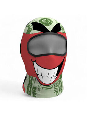 Sprayground Unisex Big Money Boy Face Red Ski Mask